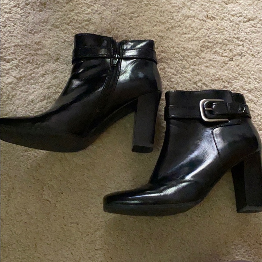 Black Heel Ankle Boots